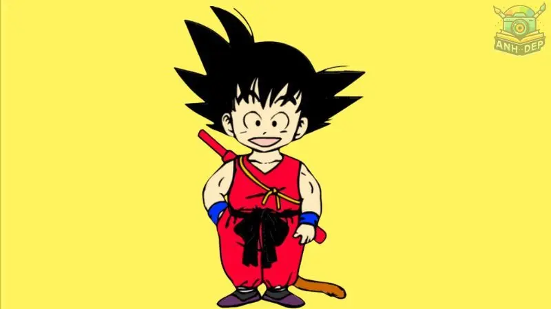 Tranh tô màu Songoku 7 viên ngọc rồng cho bé 