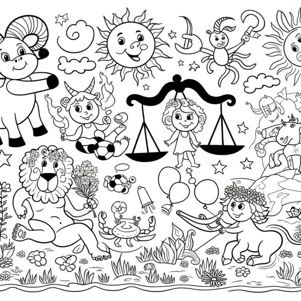 Khám phá 12 cung hoàng đạo cute qua các bức tranh tô màu độc đáo! Khám phá 12 cung hoàng đạo cute qua các bức tranh tô màu độc đáo!