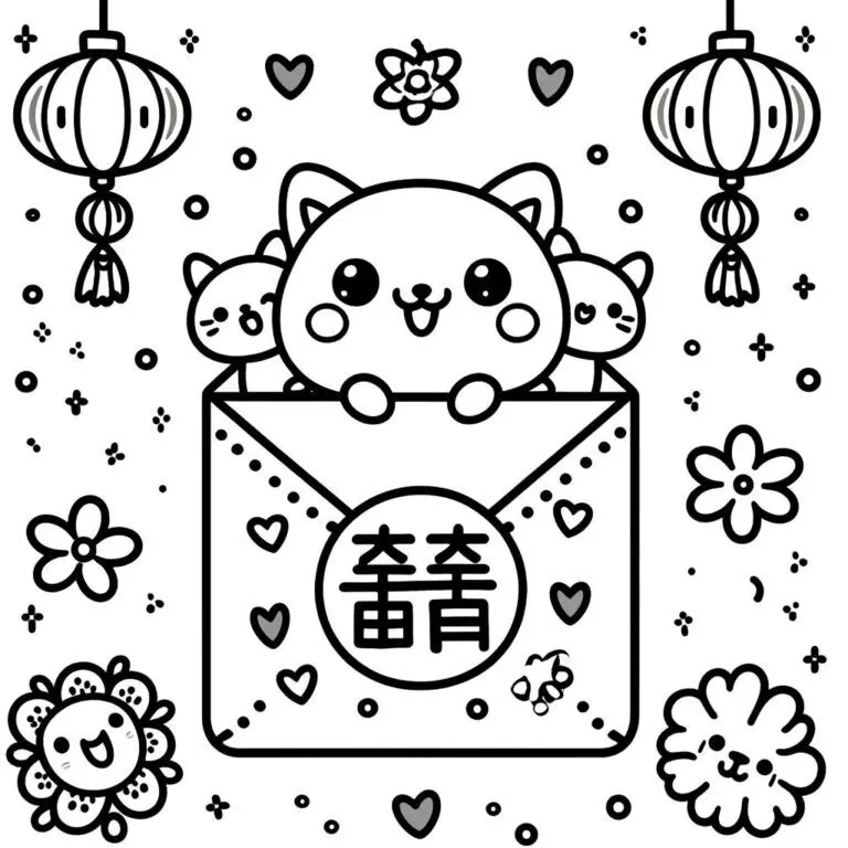 Tranh tô màu bao lì xì cho trẻ em, món quà xuân đầy màu sắc và ý nghĩa. Tranh tô màu bao lì xì cho trẻ em, món quà xuân đầy màu sắc và ý nghĩa.