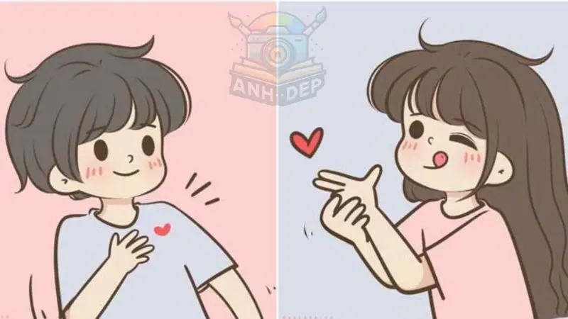 Bộ sưu tập chibi cặp đôi hình ảnh tình yêu lãng mạn cho mọi lứa tuổi