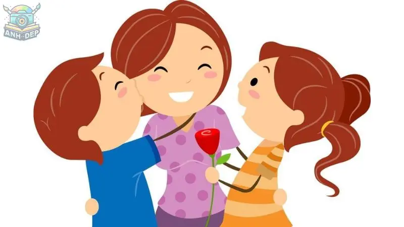 Khám phá 100+ tranh tô màu mẹ và bé gái dễ thương