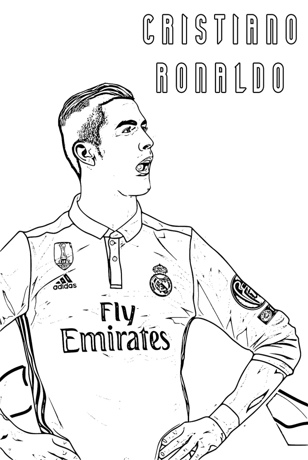 Tranh tô màu Ronaldo tăng cường khả năng ghi nhớ