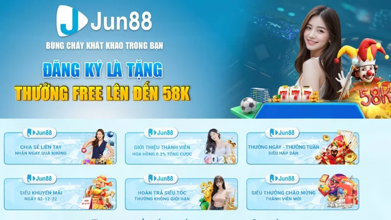 Các chương trình khuyến mãi nổi bật tại Jun88 Các chương trình khuyến mãi nổi bật tại Jun88