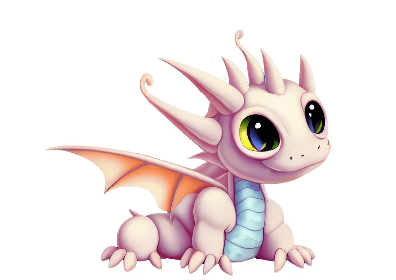 Chibi Dragon đang bay diều trong bầu không khí mùa hè sôi động.