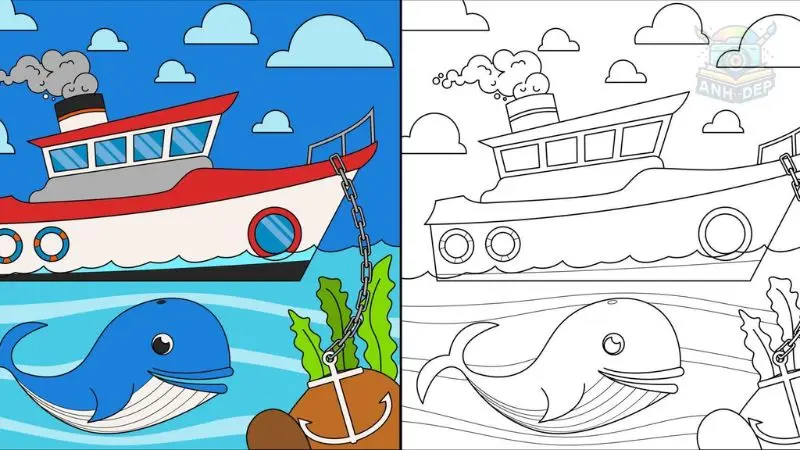 Top 95+ tranh tô màu biển Caribe đẹp nhất cho bé thỏa sức sáng tạo