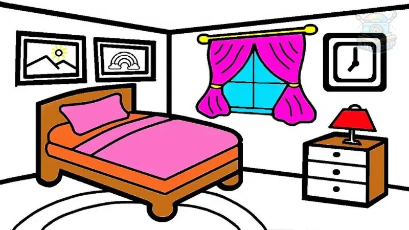 Khám phá bộ sưu tập tranh tô màu đồ nội thất độc đáo cho bé