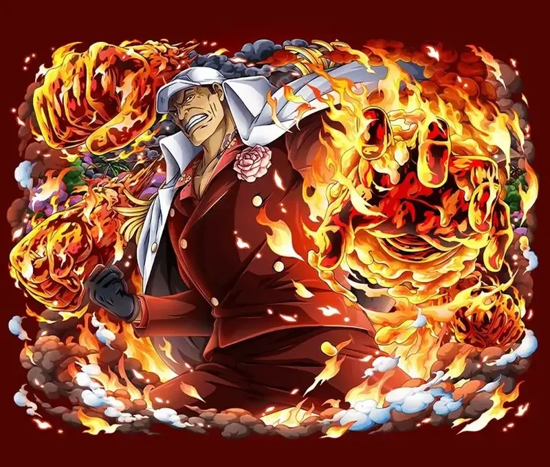 One Piece Whitebeard vs Akainu cuộc đối đầu huyền thoại