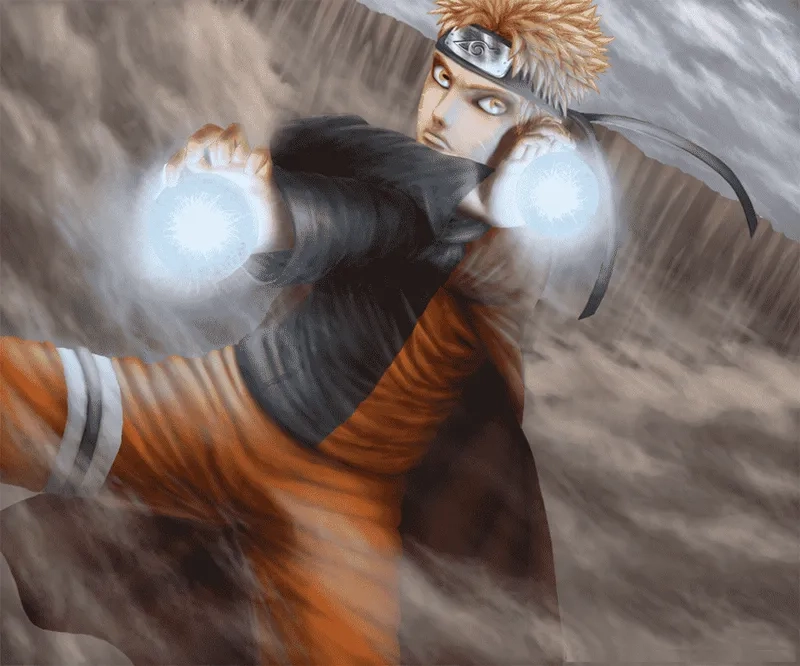 Hình ảnh naruto ngầu thể hiện sức mạnh vượt trội