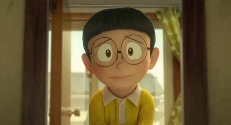 Hình ảnh Nobita và Shizuka ngầu thật phong cách