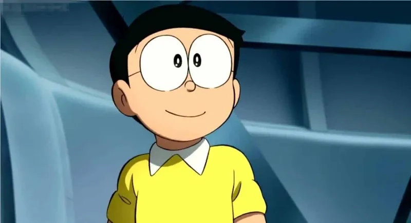 Hình Nobita và Xuka dễ thương và ấm áp