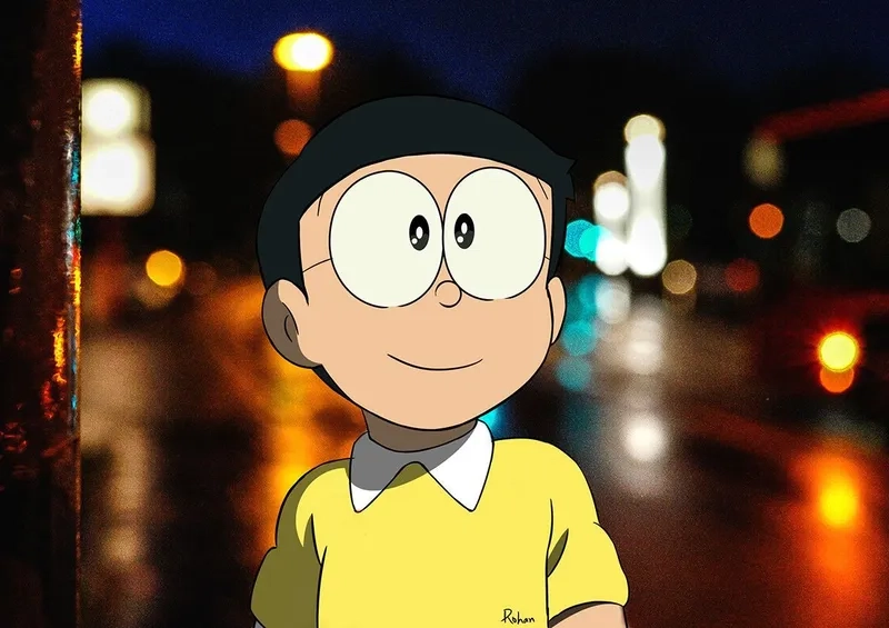 Hình Nobita đẹp với vẻ ngoài ấn tượng