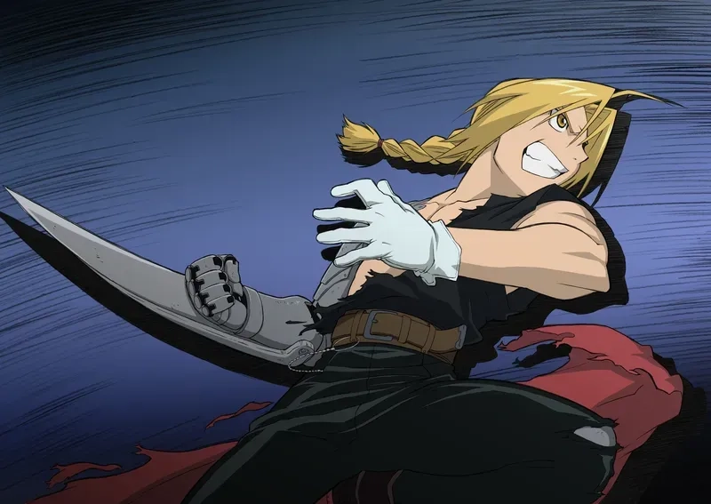 Diện mạo khi trưởng thành của edward elric adult