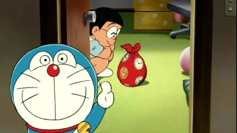 Hình Doremon và Nobita cute siêu đáng yêu