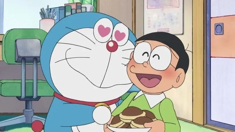 Hình ảnh Nobita dễ thương với nét vẽ tinh tế