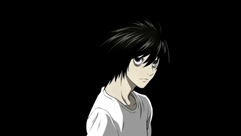 Hình ảnh l lawliet 2006 gắn liền với phần đầu của anime