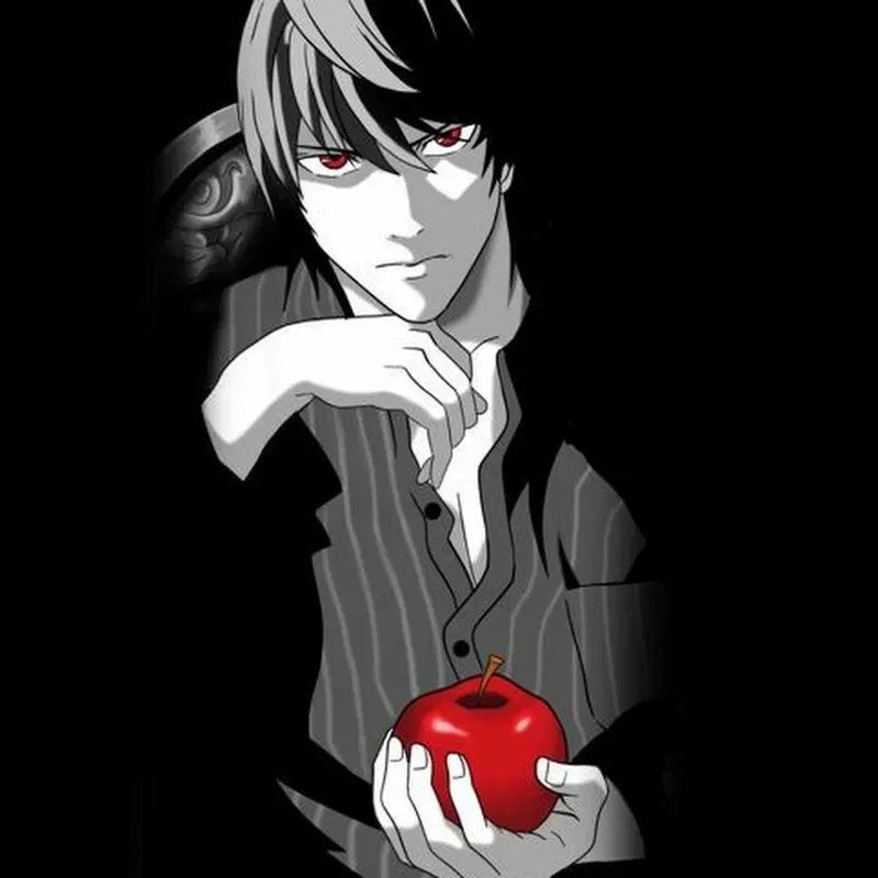 Light Yagami Art tranh vẽ thể hiện thần thái bá đạo