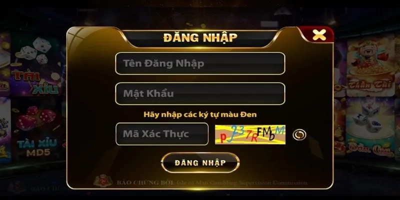  Màn hình đăng nhập Bossfun hiển thị lỗi sai mật khẩu – kiểm tra kỹ thông tin để tránh mất thời gian.