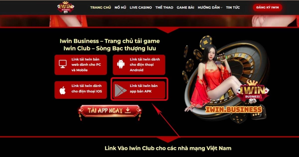  Tải app iwin để trải nghiệm tính năng độc quyền và giao diện mượt mà.