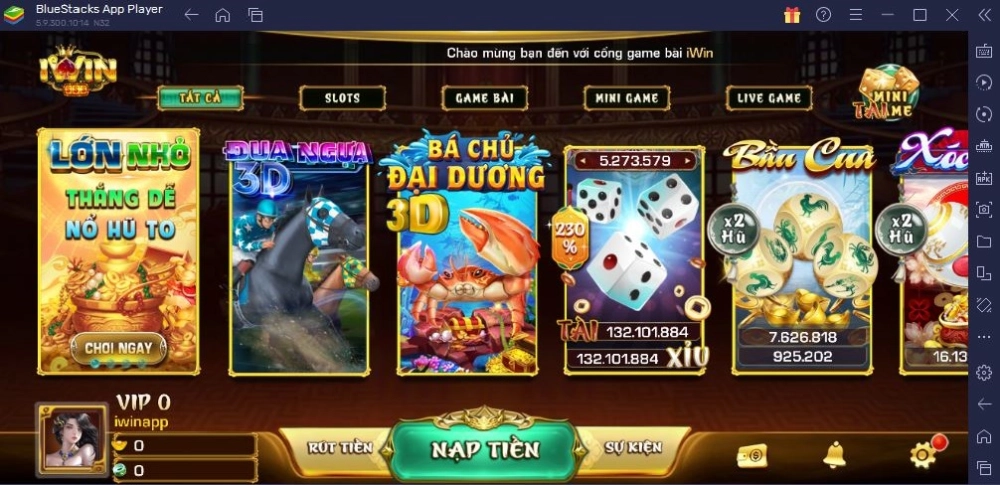  Tải app iwin để kiếm tiền từ các trò chơi hot và sự kiện hấp dẫn.