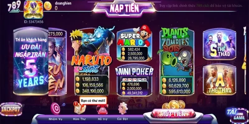 Hướng Dẫn Cách Truy Cập Và Bắt Đầu Mini Game Super Mario Tại 789Club