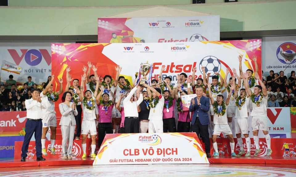  Đội tuyển Futsal Việt Nam tập luyện trước Giải Futsal Cúp Quốc gia – Nguồn: Jun88