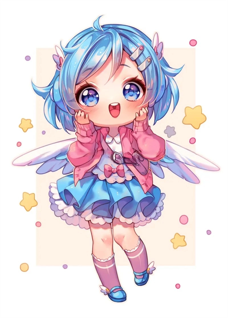 Chọn ngay avatar dễ thương ảnh chibi cute cho profile nổi bật