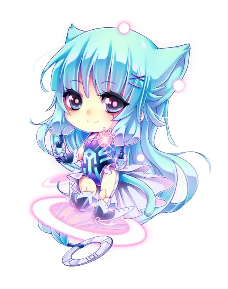 Ấn tượng cùng loạt ảnh anime nữ chibi ngầu