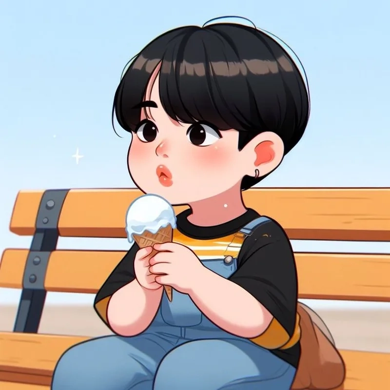 Chọn ngay avatar cute lạnh lùng ảnh anime chibi boy