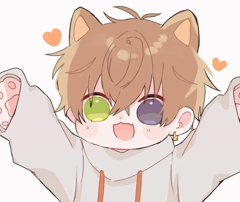 Khám phá bộ ảnh mới hình anime chibi cute nam