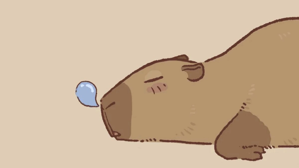 Sử dụng ngay avatar ảnh capybara chibi cute