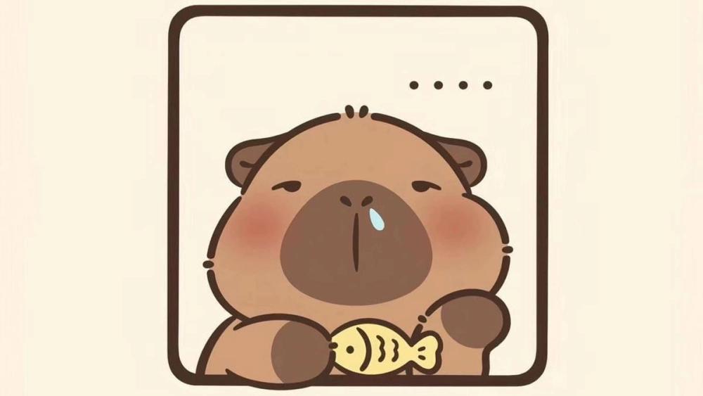 Đón xem trọn bộ cute chibi avatar capybara chibi cute