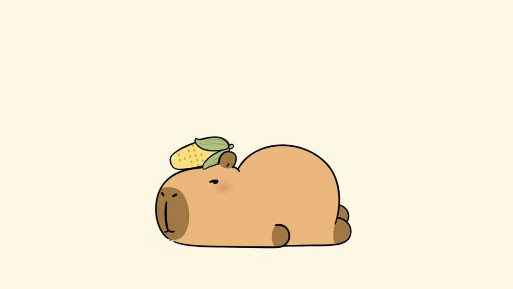 Cập nhật phong cách với avatar hình capybara chibi cute
