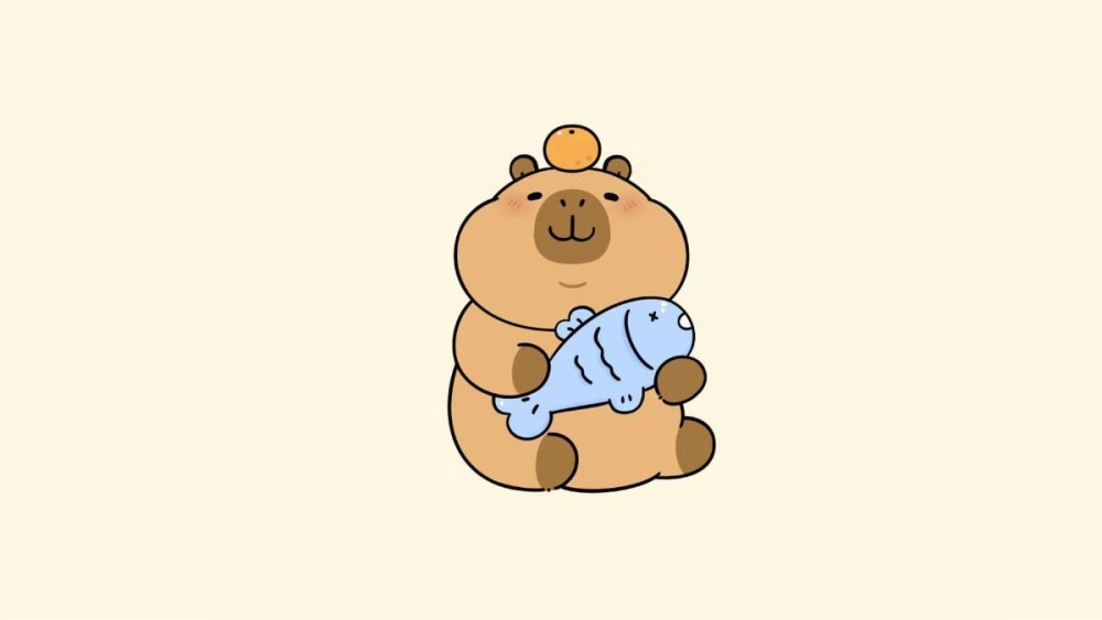 Sử dụng ngay avatar avatar ảnh capybara cute chibi