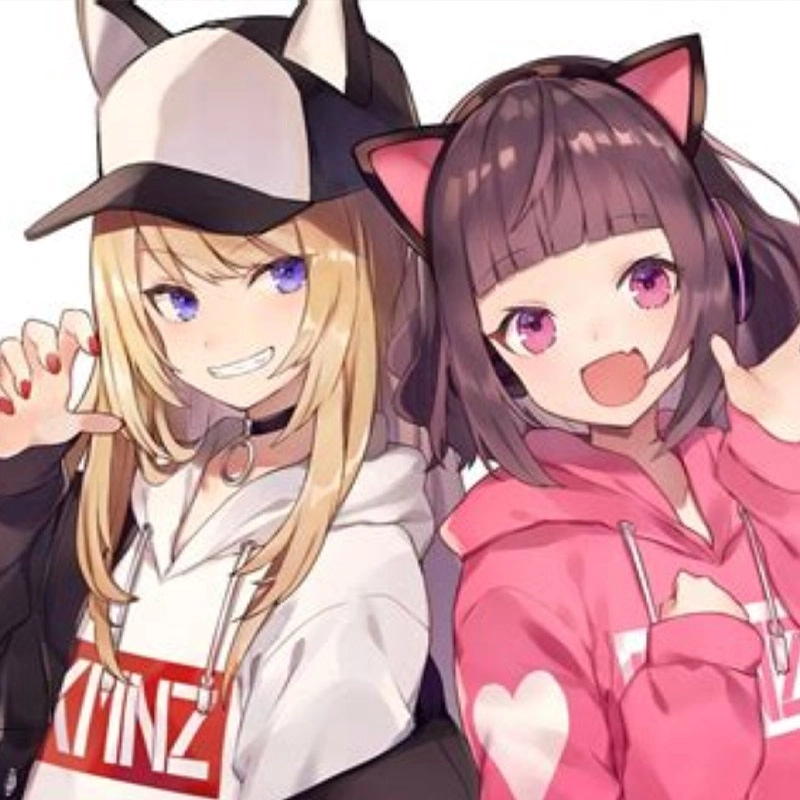 Chọn ngay ảnh avatar đôi ngộ nghĩnh anime chibi girl cute dễ vẽ