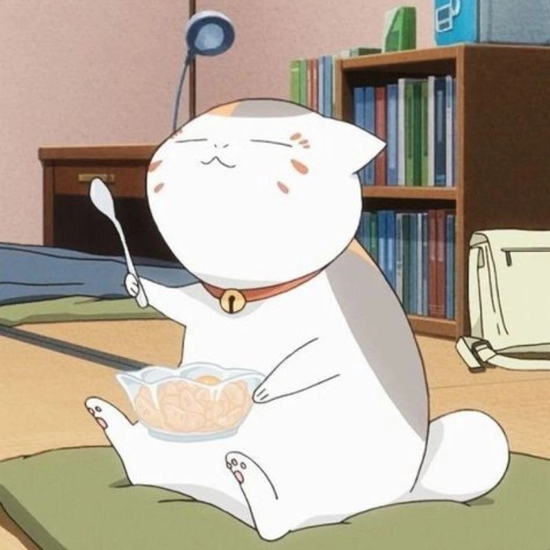 Tỏa sáng cá tính cùng avatar cute mèo chibi mập