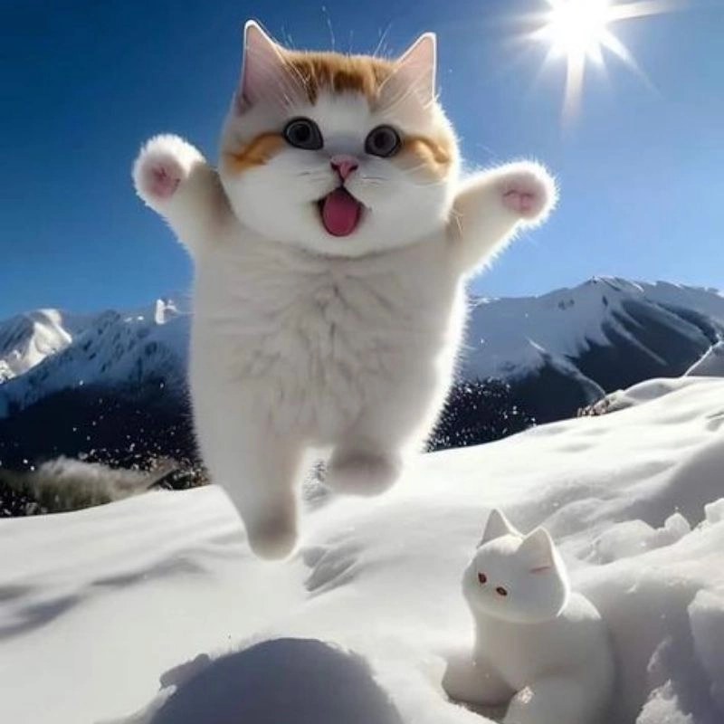 Tô điểm mạng xã hội với ảnh avatar mèo chibi cute