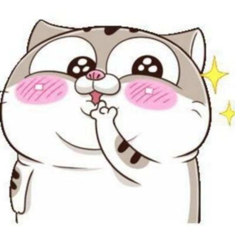Đốn tim với avatar dễ thương cute mèo chibi mập