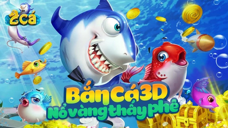  Bắn cá 3D siêu đẹp tại nhà cái 8xbet, săn thưởng cực dễ.