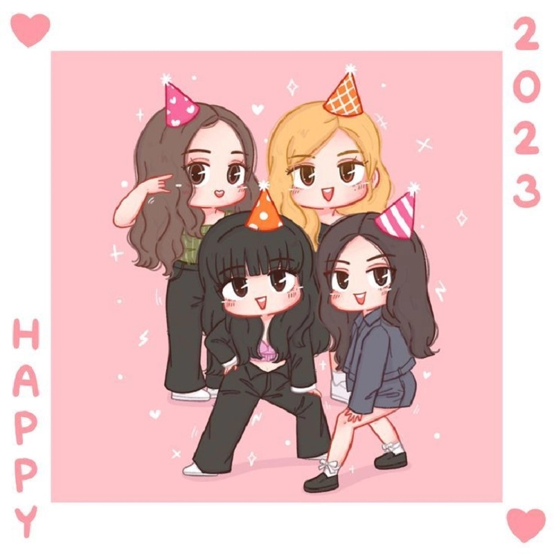 Chiêm ngưỡng chibi blackpink cute đáng yêu