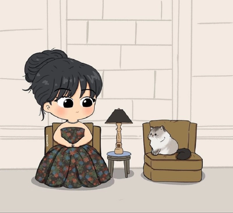 Trang trí máy bạn với hình nền cute blackpink chibi