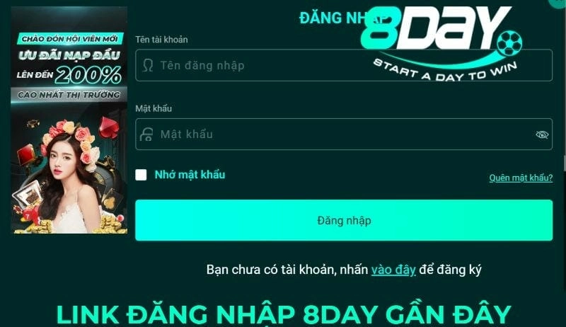 Những Điều Kiện Cần Có Trước Khi Bắt Đầu Đăng Nhập 8Day