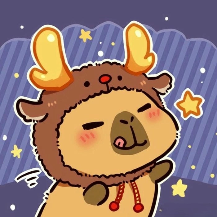 Chiêm ngưỡng bộ chibi cute ảnh capybara cute chibi