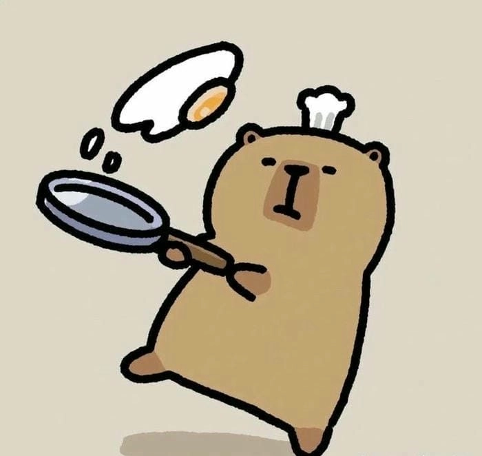 Thế giới ảnh cute capybara chibi siêu dễ thương