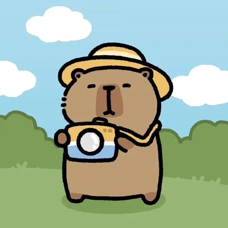Chiêm ngưỡng bộ kawaii cute capybara chibi