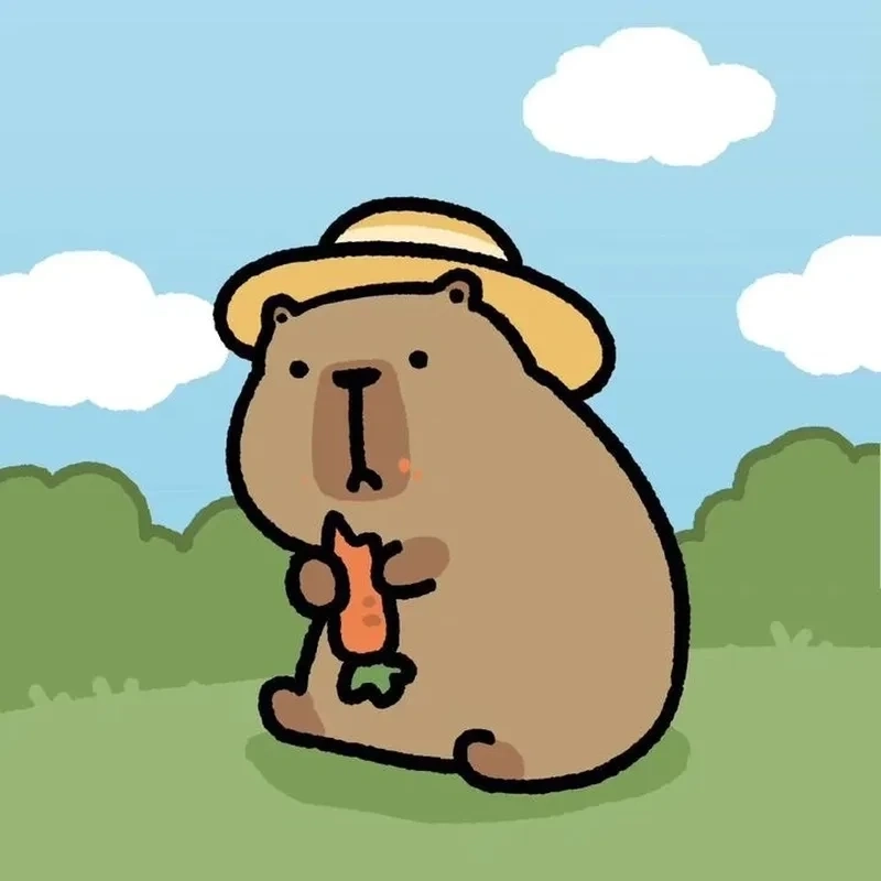 Ngắm bộ ảnh chibi hình capybara chibi siêu dễ thương