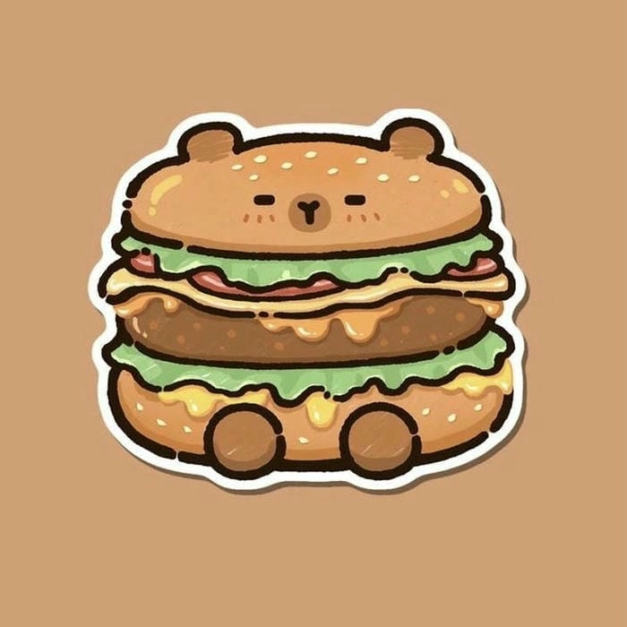 Thư giãn cùng ảnh cute ảnh capybara cute chibi
