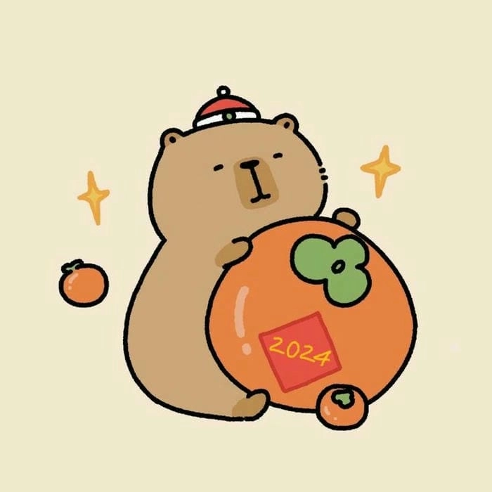 Làm đẹp máy với hình nền điện thoại capybara cute chibi