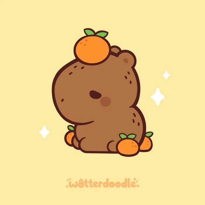 Tải xuống ngay chibi ảnh capybara chibi