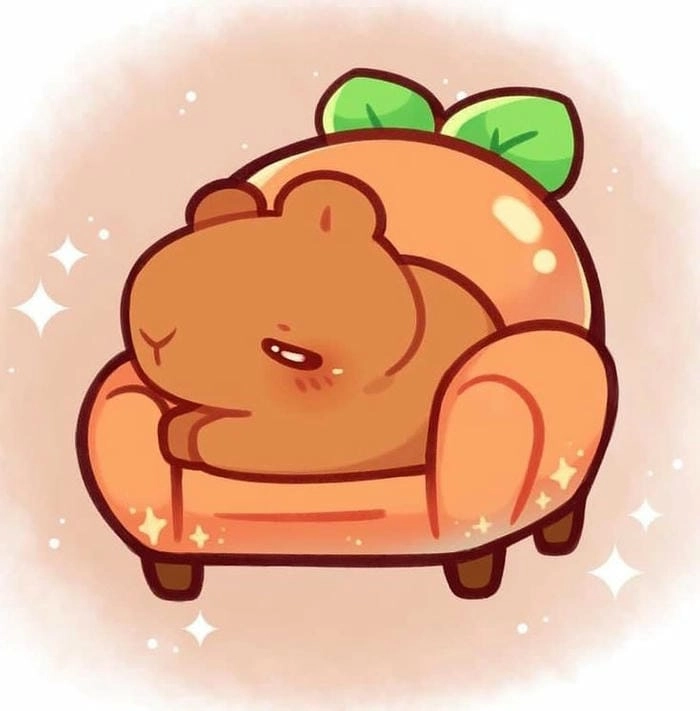 Thế giới ảnh chibi capybara cute cực dễ thương