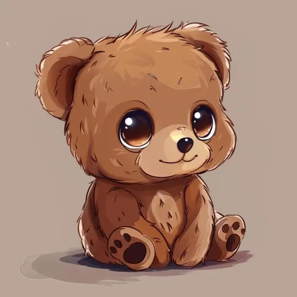 Khám phá bộ anime chibi avatar gấu cute